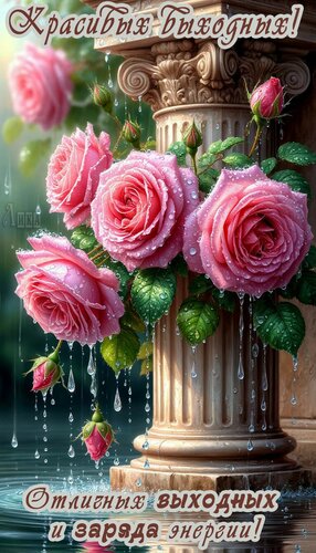 Открытка Выходные