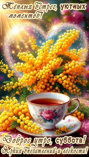 Открытка Суббота