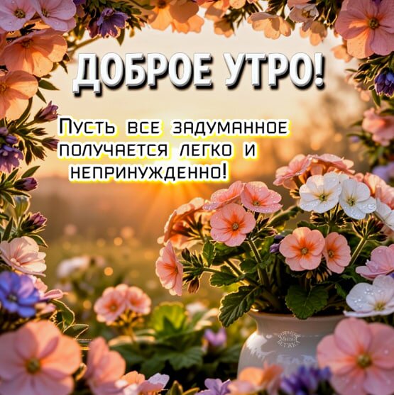 Открытка Доброе утро!