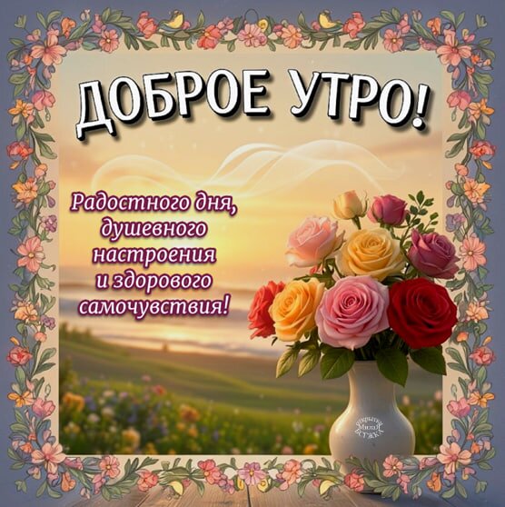 Открытка Доброе утро!