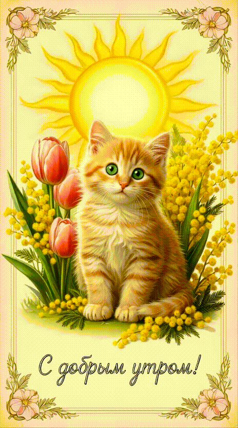 Открытка С добрым утром!