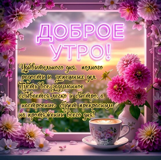 Открытка Доброе утро!
