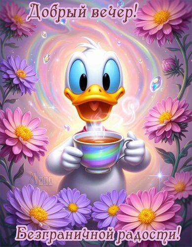Открытка Добрый вечер