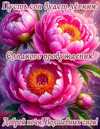 Открытка Доброй ночи