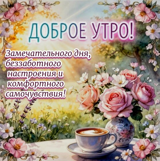 Открытка Доброе утро!