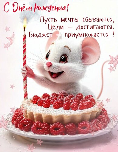 Открытка С днём рождения