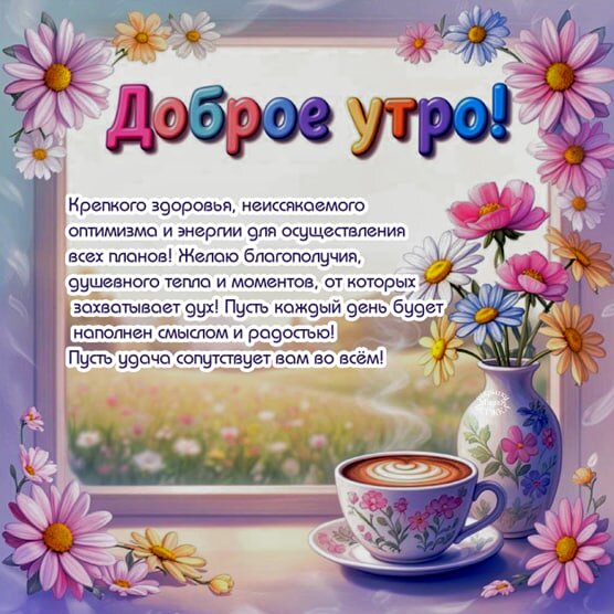 Открытка Доброе утро!