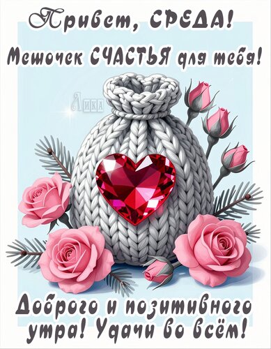 Открытка Среда