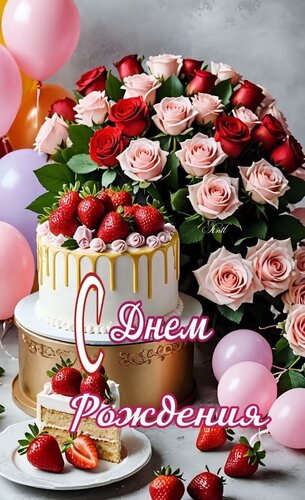 Открытка С днём рождения