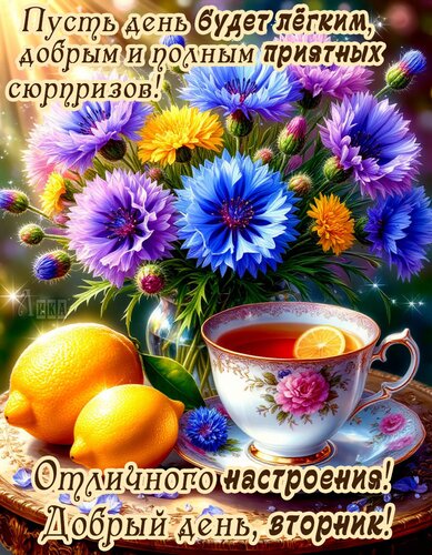 Открытка Вторник