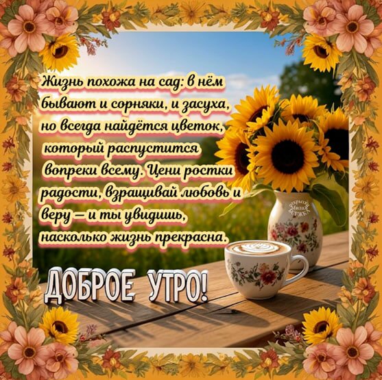 Открытка Доброе утро!