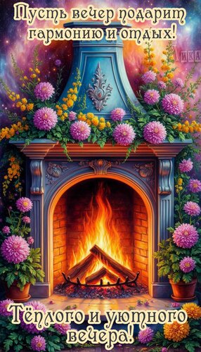 Открытка Добрый вечер