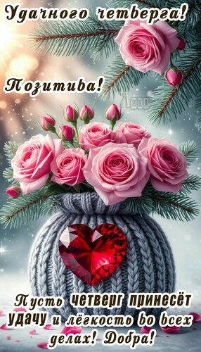 Открытка Четверг