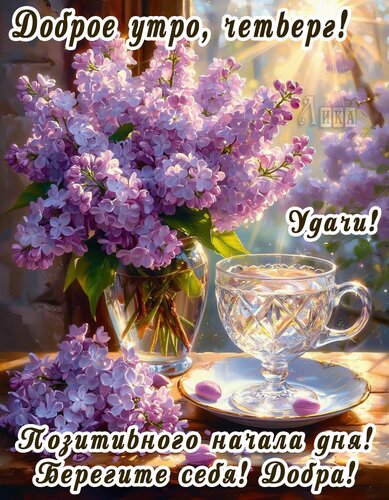 Открытка Четверг