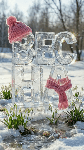 Анимированная открытка Весна