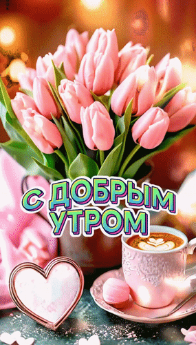 Анимированная открытка С добрым утром