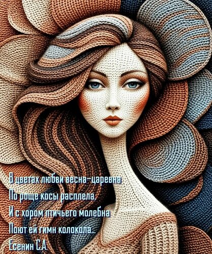 Открытка В цветах любви весна-царевна по роще косы расплела,и с хором птичьего молебна поют ей гимн коло Есен