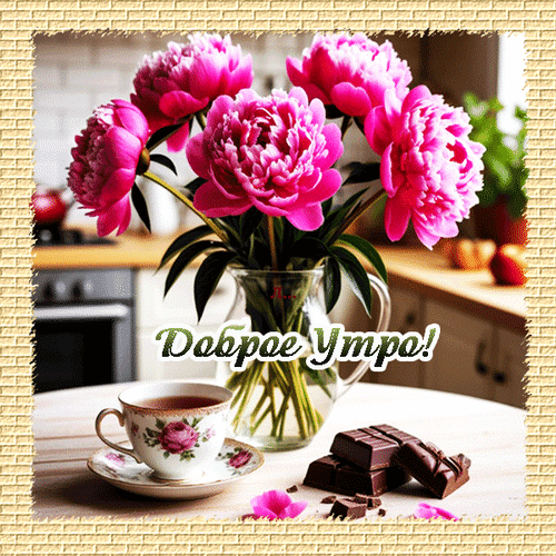 Анимированная открытка Доброе Утро!