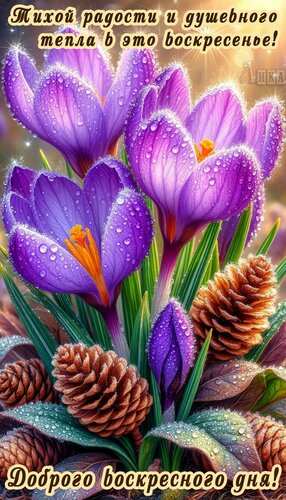 Открытка Воскресенье