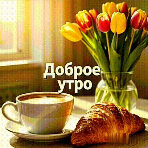 Анимированная открытка Доброе утро!