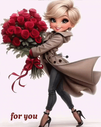 Анимированная открытка для тебя