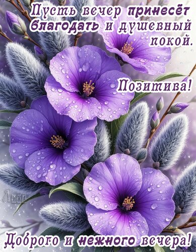 Открытка Добрый вечер!