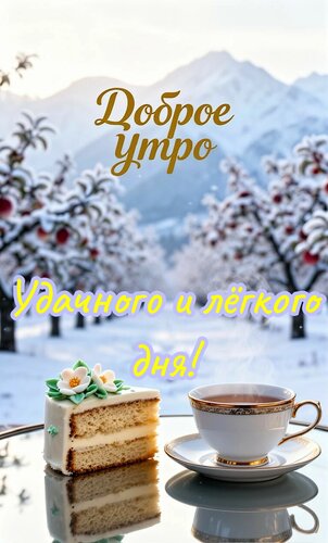Открытка Доброе утро. Удачного и лёгкого дня