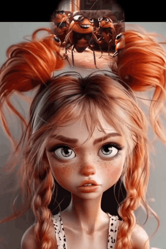 Анимированная открытка Про тараканов в моей голове ...