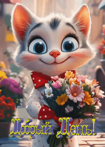 Анимированная открытка Добрый день!