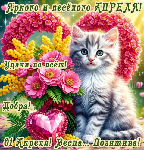 Открытка 01 Апреля