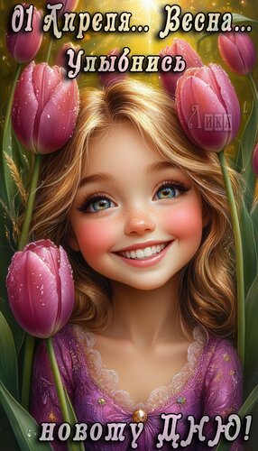 Открытка 01 Апреля