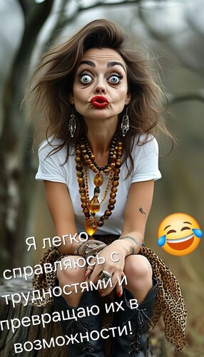 Открытка Я легко справляюсь с трудностями