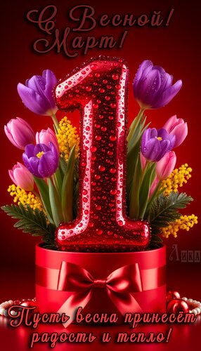 Открытка С Весной