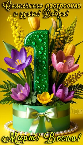 Открытка С Весной