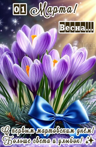 Открытка С Весной