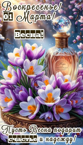 Открытка С Весной