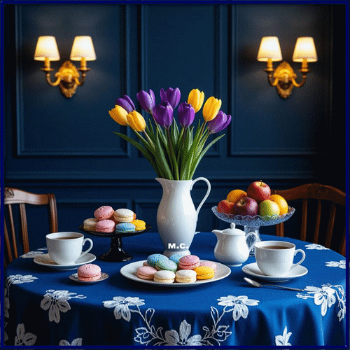 Анимированная открытка Уютного вечера!