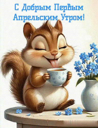 Анимированная открытка Доброе утро!