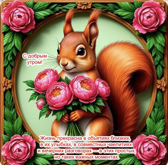 Открытка С добрым утром!