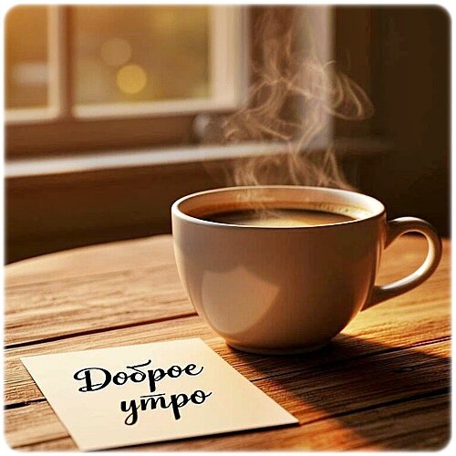 Открытка ДОБРОЕ УТРО!
