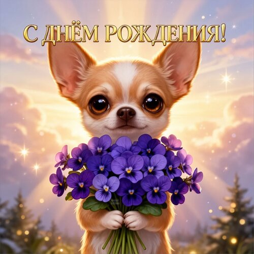 Открытка С днём рождения!