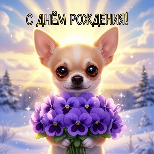 Открытка С днём рождения!