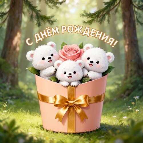 Открытка С днём рождения!