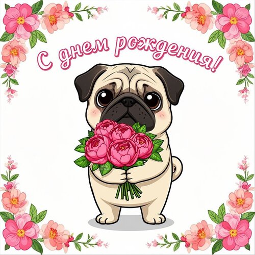 Открытка С днем рождения!