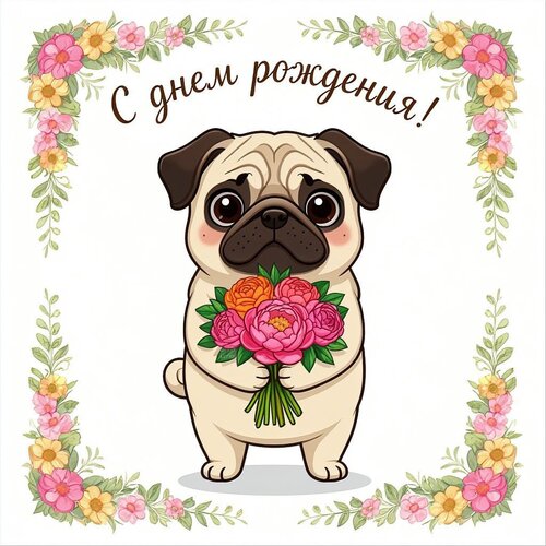 Открытка С днем рождения!