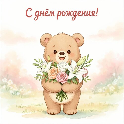 Открытка С днём рождения!