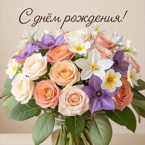 Открытка С днём рождения!