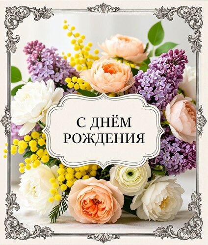 Открытка С днём рождения