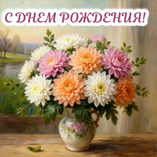 Открытка С днем рождения!
