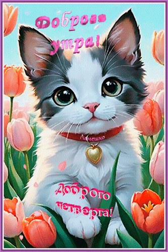 Открытка Доброго утра! Доброго четверга!